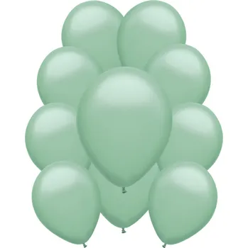 Balónek Latexové balónky pastelové matně zelené