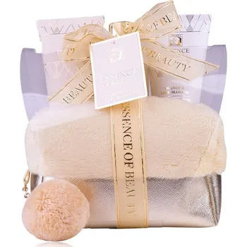 Kosmetická sada SALSA Koupelový set Essence of Beauty pomeranč a limetka v kosmetické taštičce 3&nbsp;ks