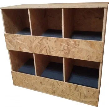 KshpS Klopené snáškové hnízdo se zásobníkem vajec, 6-ti MODUL Varianta: Zadní