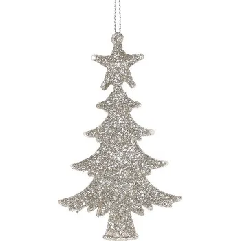 Autronic Stromek plastový - závěsný, champagne, cena za balení (2 ks), sada 12 ks