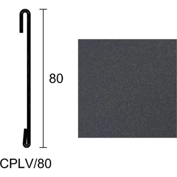 Stavební profil Krycí profil Profilpas PROTEC CPLV/80 antická šedá