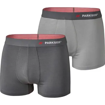 Boxerky PARKSIDE® Pánské boxerky, 2 kusy (šedá / světle šedá, 7/XL)