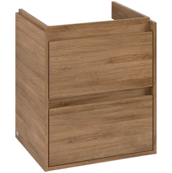 Koupelnový nábytek Villeroy & Boch Skyla - Skříňka pod umyvadlo 522x424 mm, 2 zásuvky, Oak Kansas C79300RH