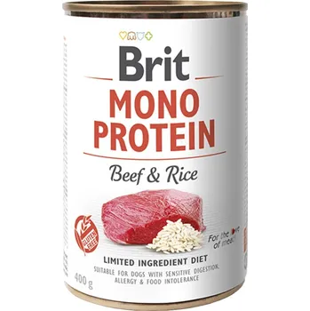 Krmivo pro psa 6ks Brit Mono Protein Beef & Brown Rice 400g
