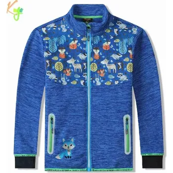 Chlapecká mikina Chlapecká flísová mikina Kugo BM5611 modrá