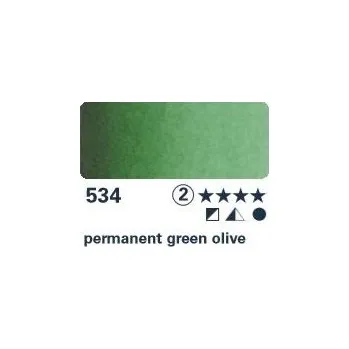 Vodová barva Akvarelová barva Horadam 15ml – 534 permanent green olive