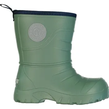Dívčí holínky Dětské zateplené holínky s teplou vlněnou podšívkou Mossgreen Geggamoja Velikost: 27