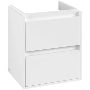 Koupelnový nábytek Villeroy & Boch Skyla - Skříňka pod umyvadlo 522x424 mm, 2 zásuvky, Brilliant White C79300VE