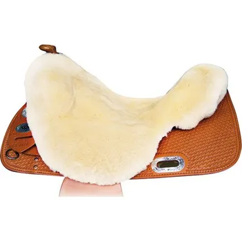 Pravý beránek na westernové sedlo WESTERN IMPORTS Hnědá