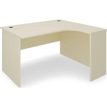 Psací stůl Rauman Rohový kancelářský stůl Simple Office 140x20 cm - pravý Barva: Bříza + doprava ZDARMA