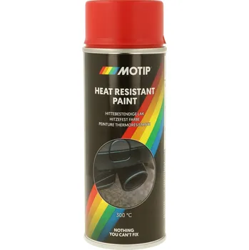 Autolak Motip 04040 Žáruvzdorný lak do 300°C, 400ml - červená