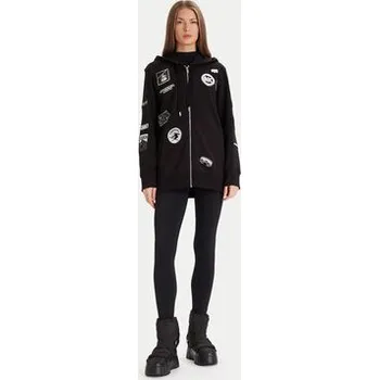 Pánská mikina MICHAEL Michael Kors Mikina MF551WQ4MY Černá Relaxed Fit S