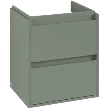 Koupelnový nábytek Villeroy & Boch Skyla - Skříňka pod umyvadlo 522x424 mm, 2 zásuvky, Soft Green C79300AF