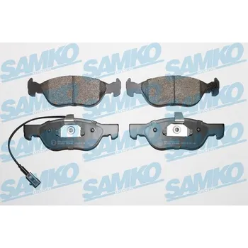 Brzdová destička Sada brzdových destiček, kotoučová brzda SAMKO 5SP646