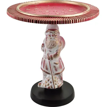 Vánoční dekorativní podnos Santa Lila 38 cm červený