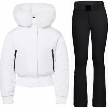 Cyklistické kalhoty Oboustranná bunda GOLDBERGH Indira White + Kalhoty GOLDBERGH Pippa