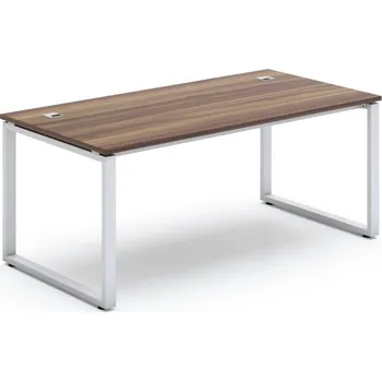 Psací stůl Rauman Kancelářský stůl Simple Office 180x90 cm - kovová podnož Barva: Ořech vlašský/bílá + doprava ZDARMA
