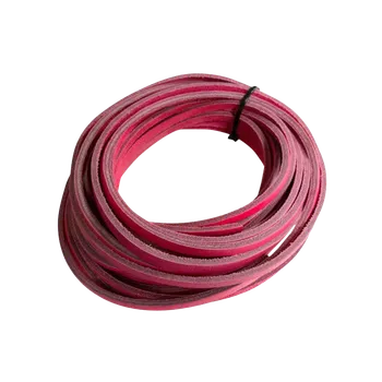 Tkaničky do bot Tkaničky do baseballových/softballových rukavic růžová B783 (1/4" x 72")