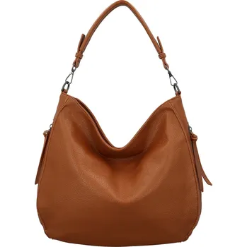 Kabelka Dámská kabelka na rameno hnědá - Paolo bags Leyra hnědá