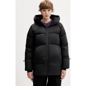 Péřová bunda adidas Myshelter černá barva, zimní, oversize, JN1998 99X, vel. XS