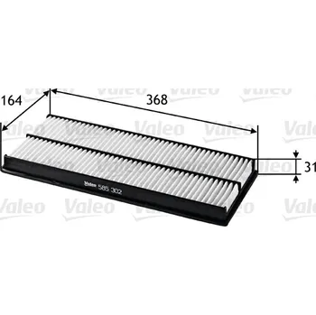 Vzduchový filtr Vzduchový filtr VALEO 585302