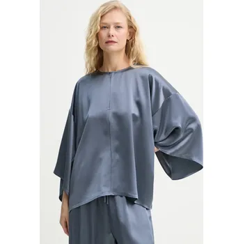 Dámská halenka Halenka By Malene Birger CICIE 102500 modrá 95X, vel. 38