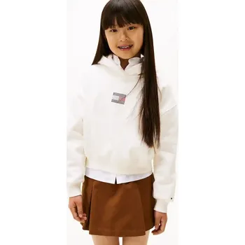 Chlapecká mikina Dětská mikina Tommy Hilfiger KG0KG09016.9BYA bílá 00X, vel. 140