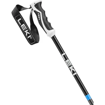 Sjezdová hůlka Leki Neolite, dark anthracite-black-brightblue 135