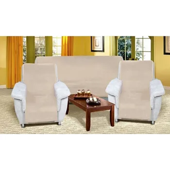 Přehoz na lůžko Bellatex přehoz Korall 6014-027 1ks 150x200, 2ks 65x150 cm Béžová