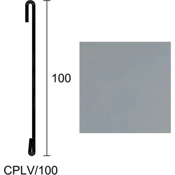 Stavební profil Krycí profil Profilpas PROTEC CPLV/100 šedý popel RAL 7038