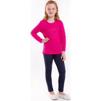 BettyMode Tričko dl. rukáv "Kamínkové srdce" Velikost: 116