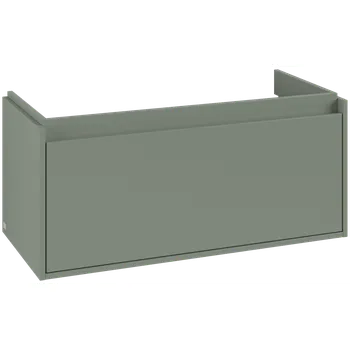 Koupelnový nábytek Villeroy & Boch Skyla - Skříňka pod umyvadlo 972x439 mm, 1 zásuvka, Soft Green C78900AF