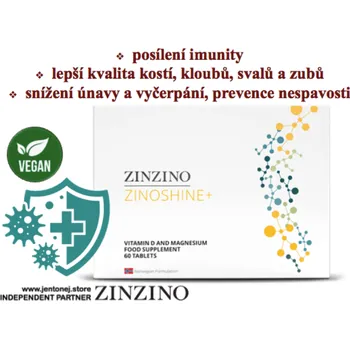 ZinZino ZinoShine + vitamin D a hořčík, 60 tobolek