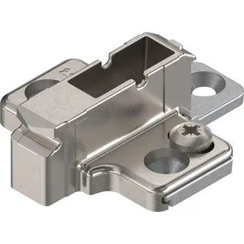 Nábytkové kování Podložka BLUM CLIP křížová s excentrem , zinek, na vrut, zvýšení 9mm 175H7190