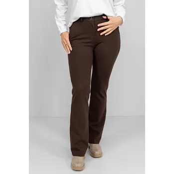 Dámské tričko Red Button kalhoty s elastanem Bibette Punta tmavě hnědé Velikost: 38/32