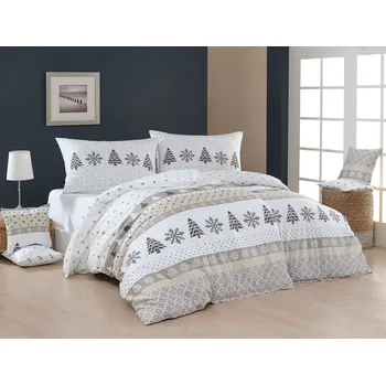 Povlečení Matějovský Novesta flanel premium 140 x 200 cm, 70 x 90 cm zipový uzávěr