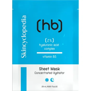 Pleťová maska Skincyclopedia Hydratační plátýnková maska s kyselinou hyaluronovou 20 mL