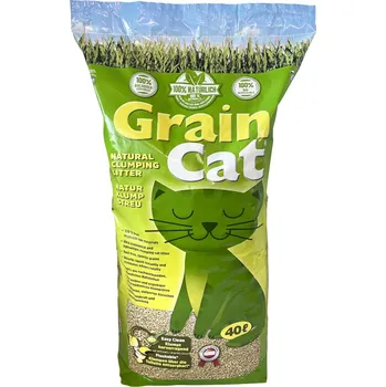 Podestýlka pro kočku 2x40l výhodné balení steliva pro kočky GrainCat