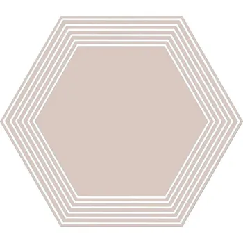 Stavební materiál TUBADZIN Dekor Tubadzin Cielo e Terra polvere geometry 2 mat rektifikovaný 19x22 99257511