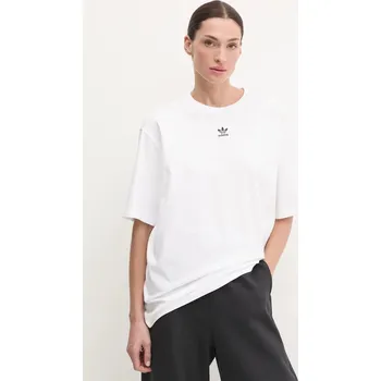 Bavlněné tričko adidas Originals Essential bílá barva, JC8967 00X, vel. XXS