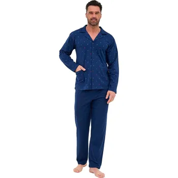 Pánské pyžamo Rozepínací pánské pyžamo CORNETTE 114/79 multicolor 3XL 0