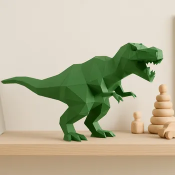 3D puzzle T-Rex – papírová 3D skládačka PaperTime