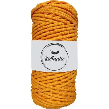 Příze Bavlněná šňůra KaFanta 3 mm - žlutá