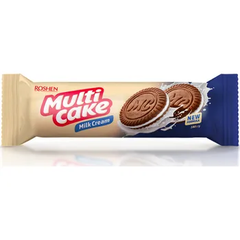 Výhodná cena ROSHEN Multicake Milky Cream sušenky 180 g