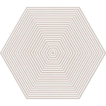 Obklad TUBADZIN Dekor Tubadzin Cielo e Terra polvere geometry 1 mat rektifikovaný 19x22 99257528