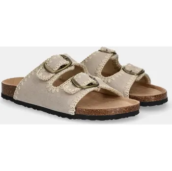 Dámské pantofle Semišové pantofle Answear.LAB dámské, béžová barva TX230807.4 80X, EUR 39