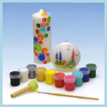 Výroba svíčky Barva na Malování svíček ŽLUTÁ 20ml