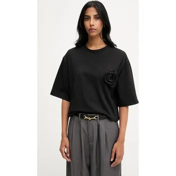 Dámská halenka Halenka Answear.LAB dámská, černá barva, hladká BL51407 99X, vel. L