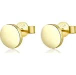 AGATO Pozlacené stříbrné náušnice AGUP1956-GOLD