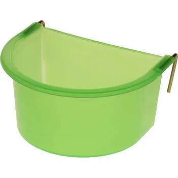 Miska pro psa Zelená plastová závěsná miska 300 / 800 / 1400 ml Objem: 1400 ml / 1400 g
